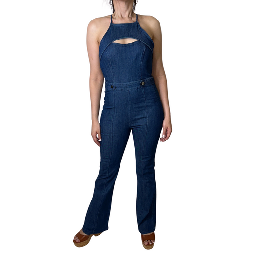 Trendy Denim Jumpsuit